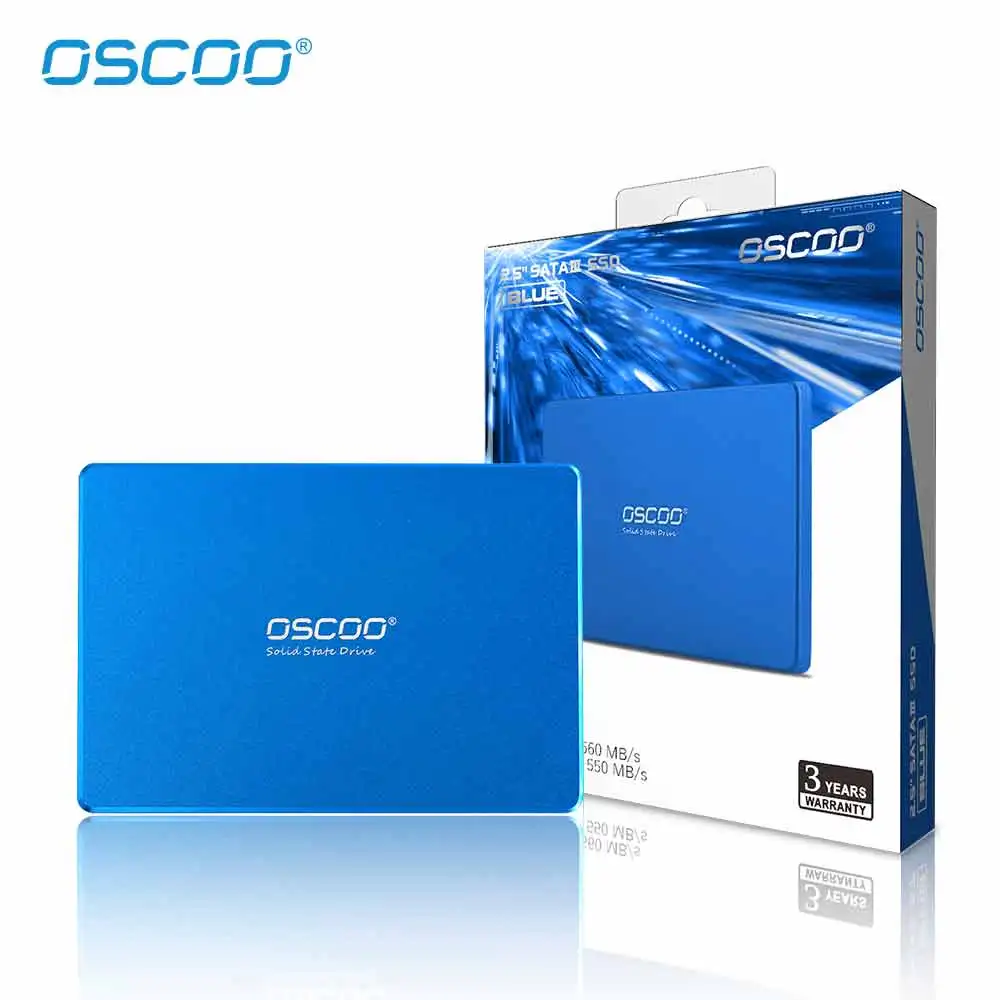 Твердотельный накопитель OSCOO 2 5 дюйма SSD жесткий диск SATAIII 256 ГБ 512 | Компьютеры и