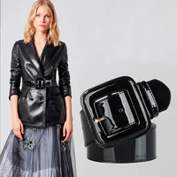 plus size corset patent leather wide belts for women high quality big ceinture femme cummerbunds jeans dress strap cinturon
