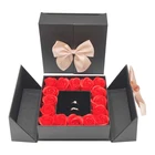 Роза пространство 16 розы цветок предложить искусственные цветы цветок коробка подарок на день Святого Валентина свадьбы мать подруги подарок ко дню рождения