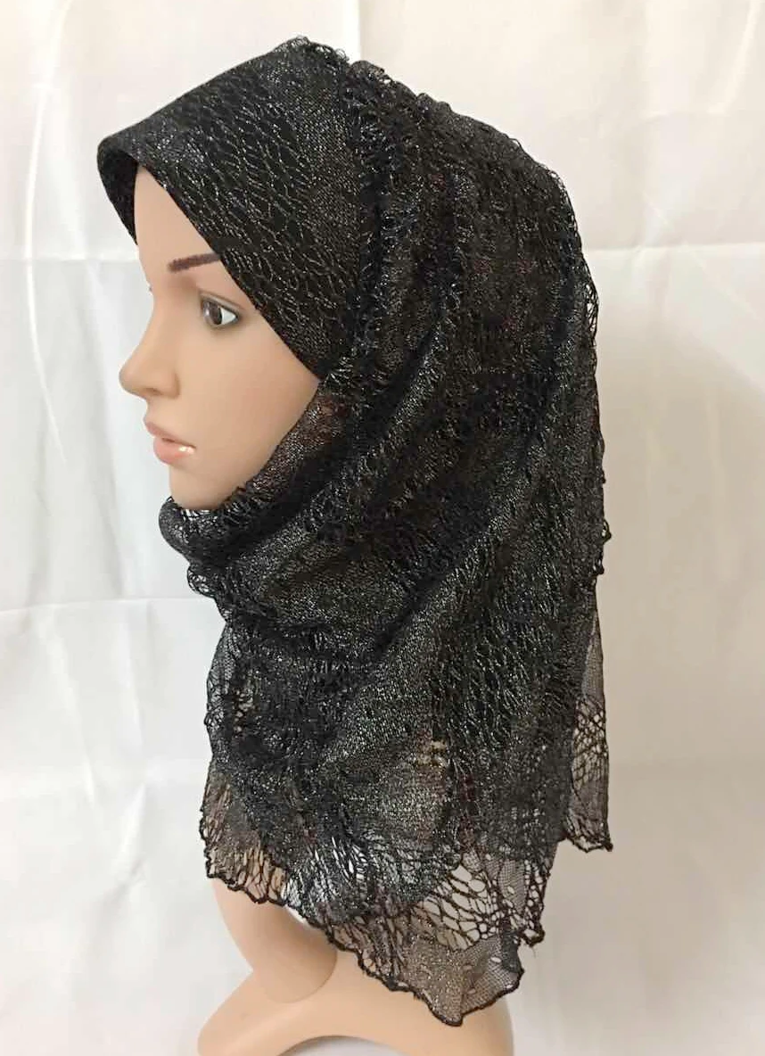 Модная женская мусульманская накидка Хиджаб Женский исламский шарф шали