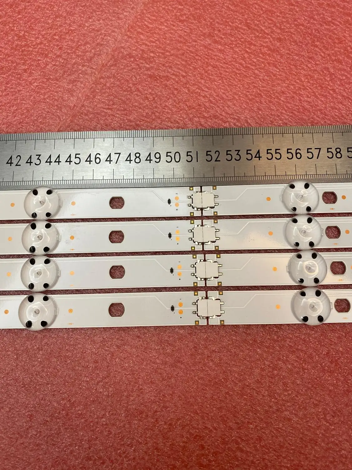Партиями по 5 комплектов = 40 шт. светодиодный подсветка полосы для LG 49UH652V 49UH650V