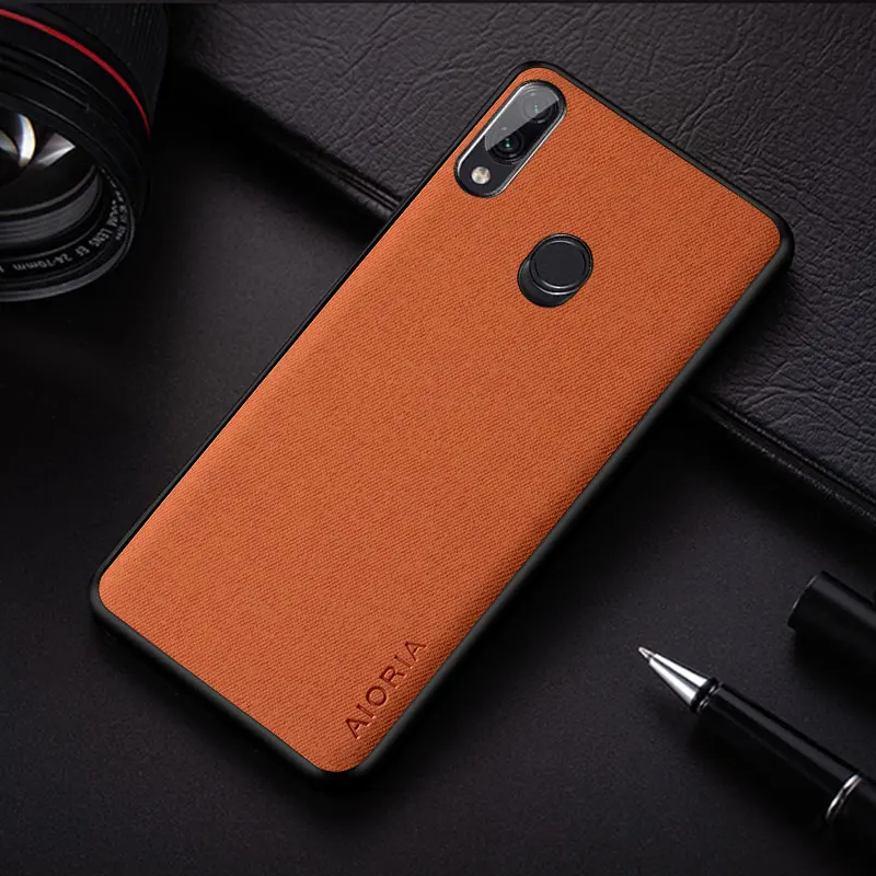 Case for Xiaomi Redmi Note 7 4X 4 6A 7A 6 Pro GO fashion simple design solid color textile Leather protective Back Cover coque | Мобильные