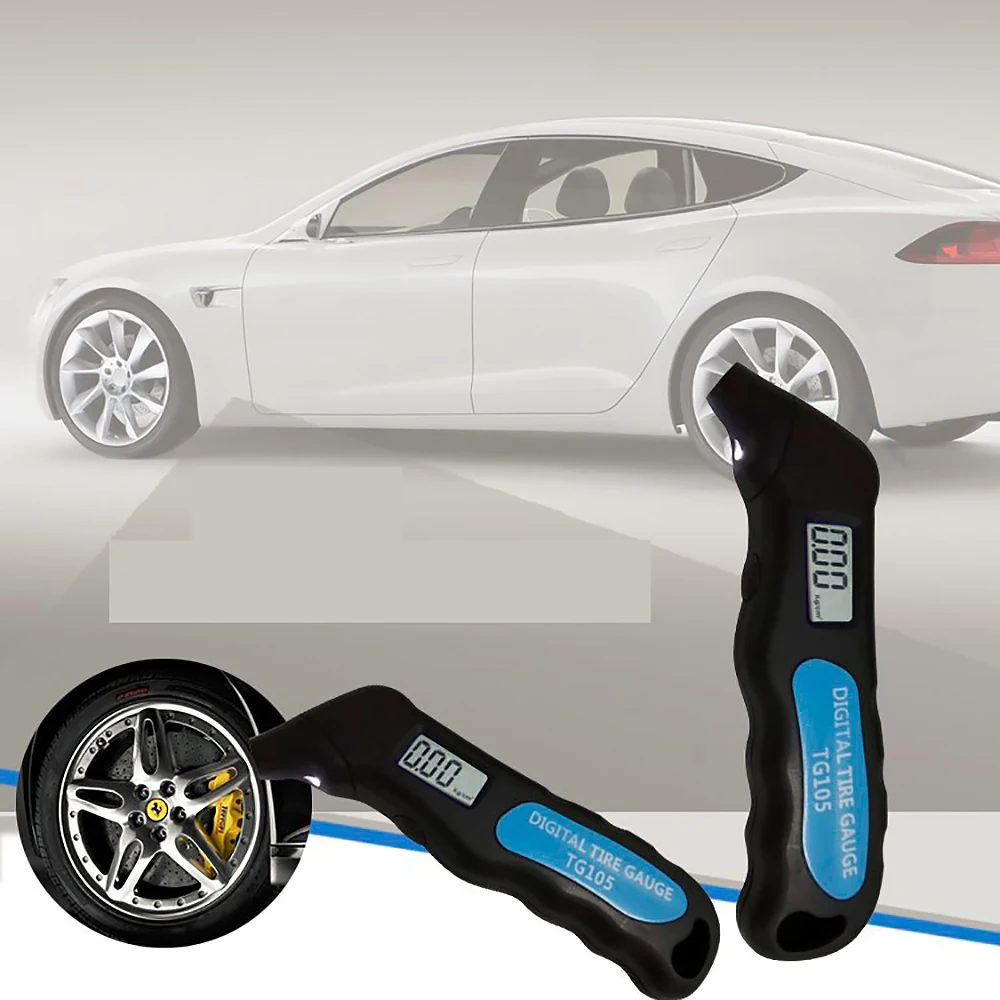 Высокоточный цифровой манометр для автомобильных шин измеритель давления