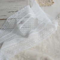 hot sale lace accessories milky white elasticity lace wide 17 cm diy garment accessories