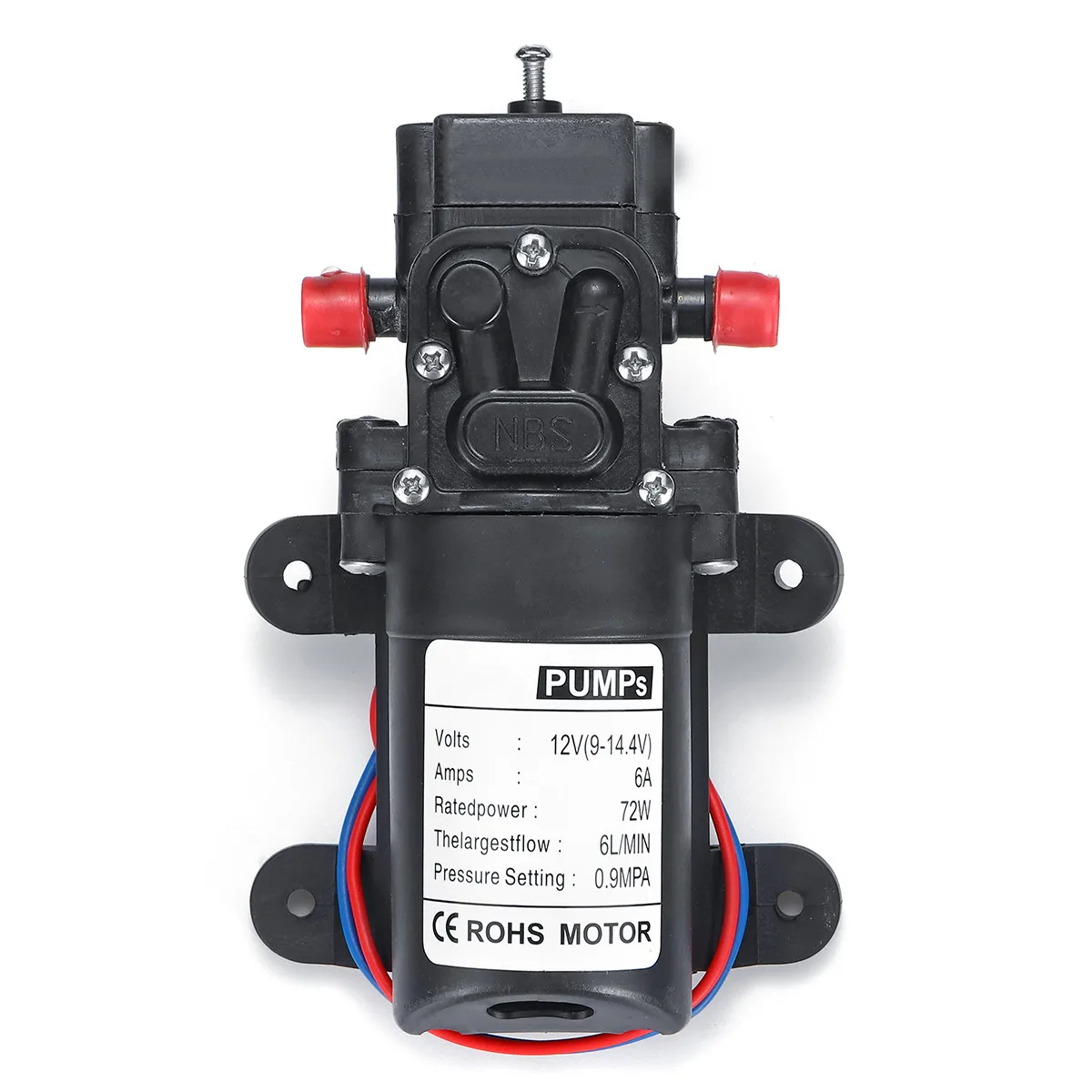 Мембранный Водяной насос высокого давления 12 В постоянного тока 105PSI