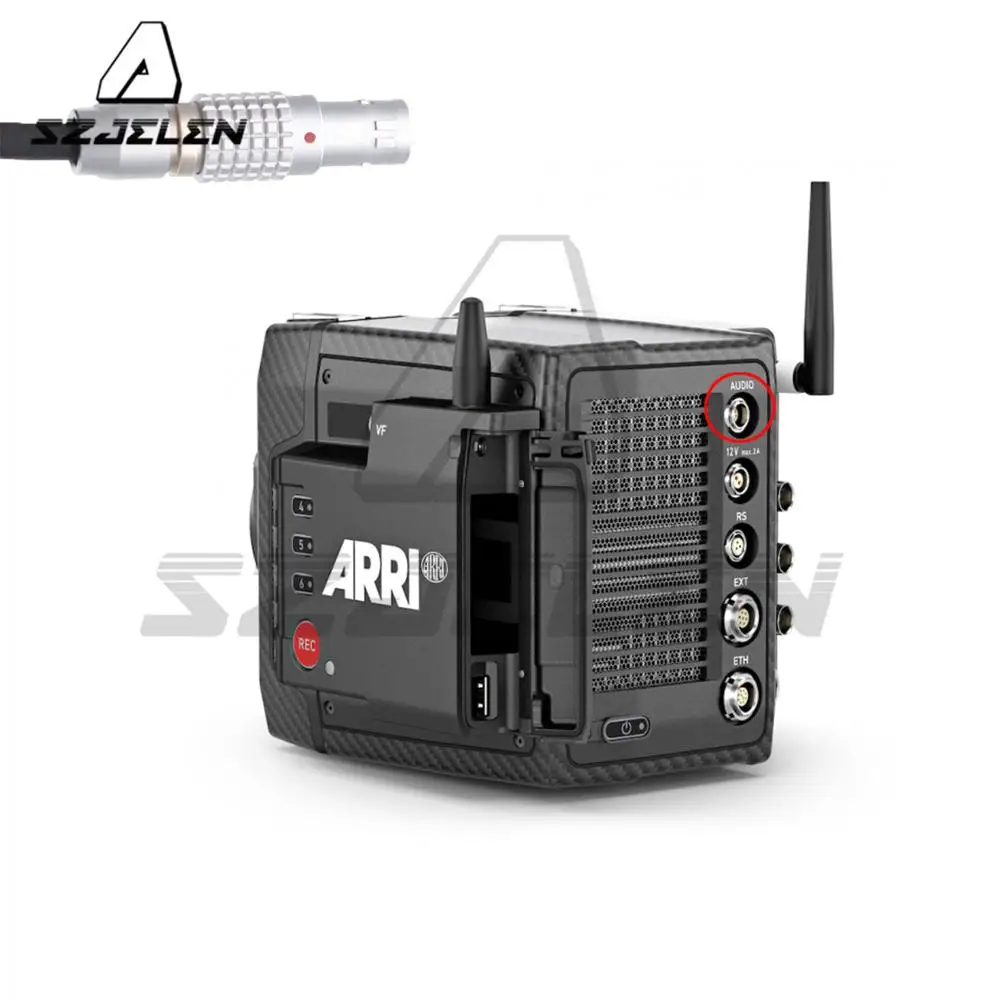 Alexa Mini LF аудио линия, 0B 6Pin штекер аудио порт кабель(12 В двойной трек линии в) для камеры ARRI Alexa Mini LF