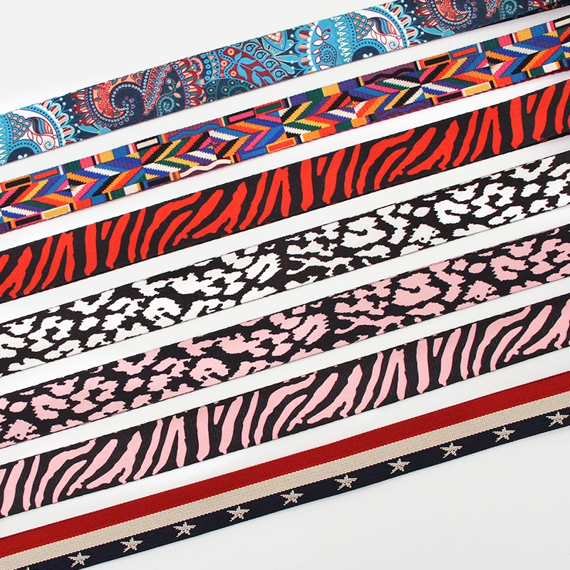 2021 New Arrival Leopard Zebra Handbag Adjustable Shoulder Strap Wide Crossbody Bag Belt