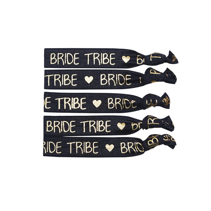 10 шт. надпись «Bride Tribe» девичник волос Веревка девичник браслет с надписью "Bride To Be" племени повязка на руку для волос аксессуары для свадебного декора