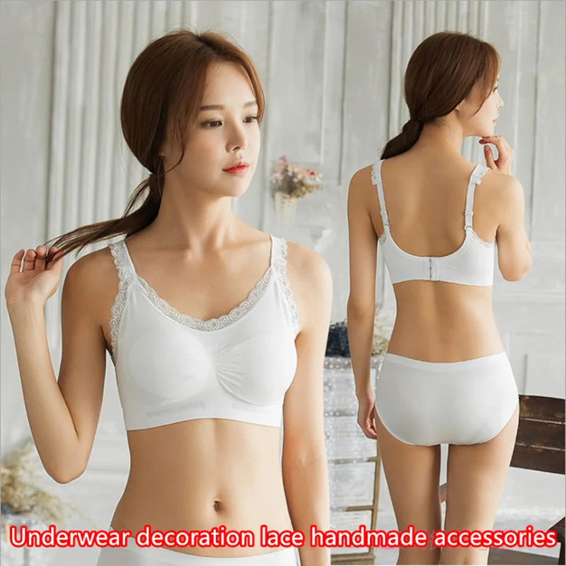 Красивое высококачественное Белое кружево 5 ярдов/Лот эластичное аксессуары