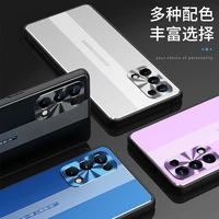 soft tpu frame phone case for oppo reno 5 pro plus aluminum back cover support vehicle bracket