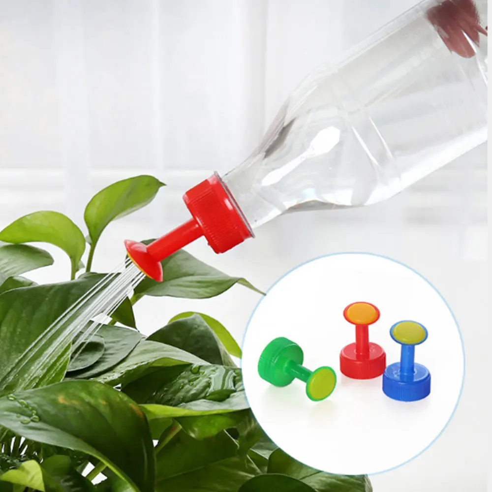Цветная бутылка пластиковая Удобная крышка для бутылки спринклерная насадка