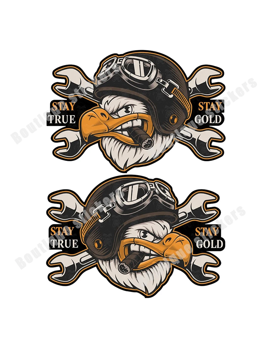 4X Cut-it Folientechnik & Design Eagle Chopper Sticker Bobber Biker Мотоцикл Американский винтажный Ретро