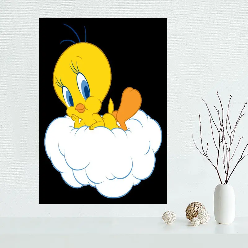 Изготовленный На Заказ морском стиле с надписью Tweety красивый постер на стену для