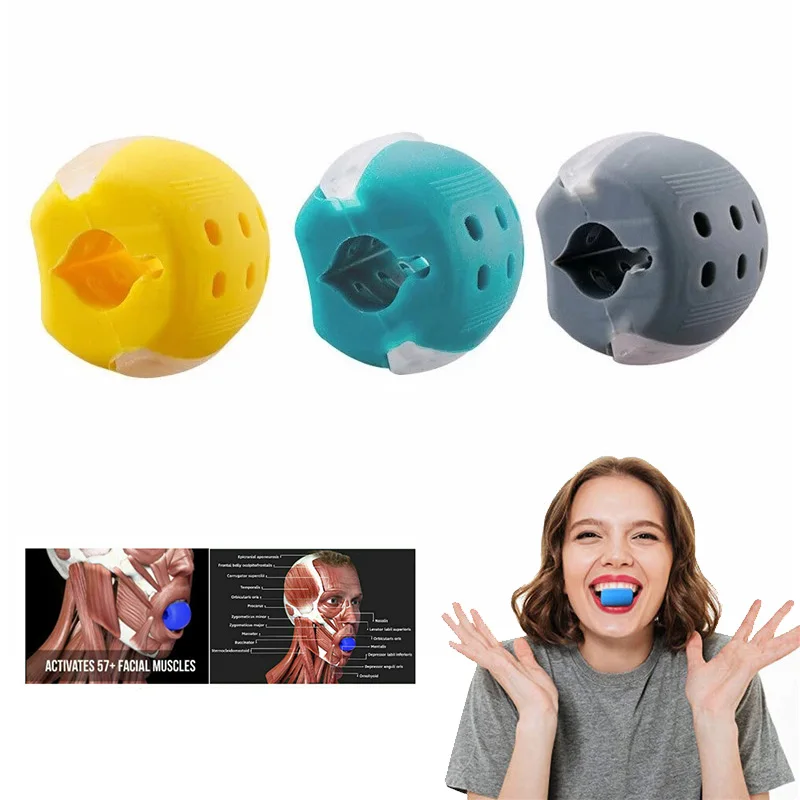 Уход за кожей лица жевательной мужчины поп n go рот подбородка Jawrsize челюсти мышц