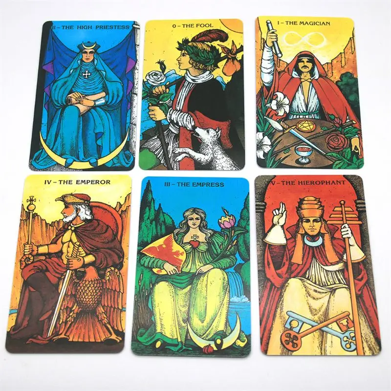 

Morgan Greer Tarot 78 Cards Deck Family Party Board Game Mysterious Divination Oracle Playing Card