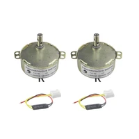 chancs 2pcs tyc 50 dc 12v 0 8 1rpm cwccw slow speed electric motor turntable motor synchronous motor