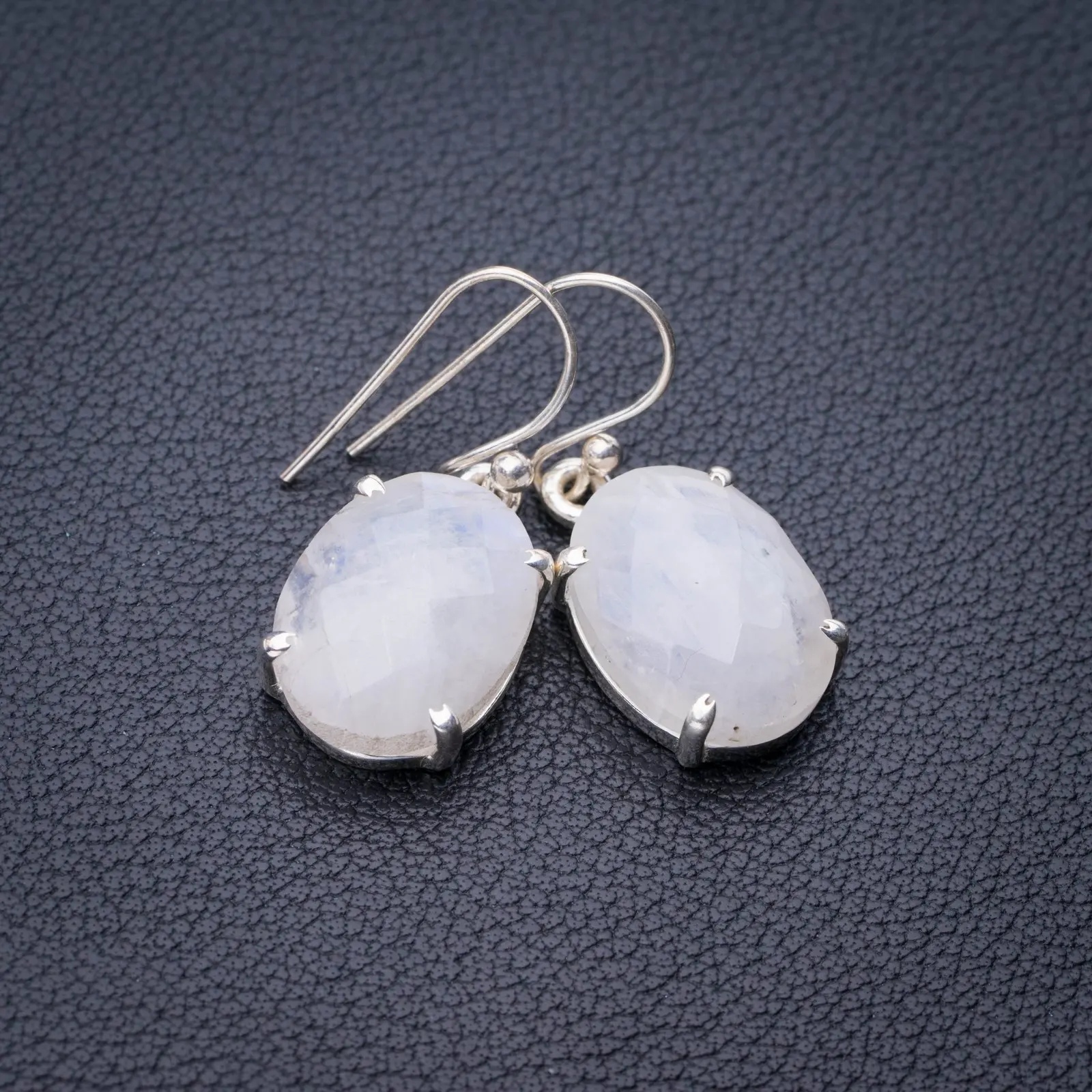 StarGems натуральный цвет радуги лунный камень ручной работы 925 пробы Серебряные