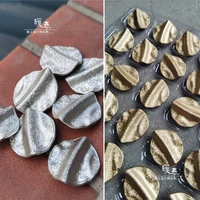 gold silver metal buttons middle bulge diy fashion decor overcoat coat clothes sewing accessories designer material