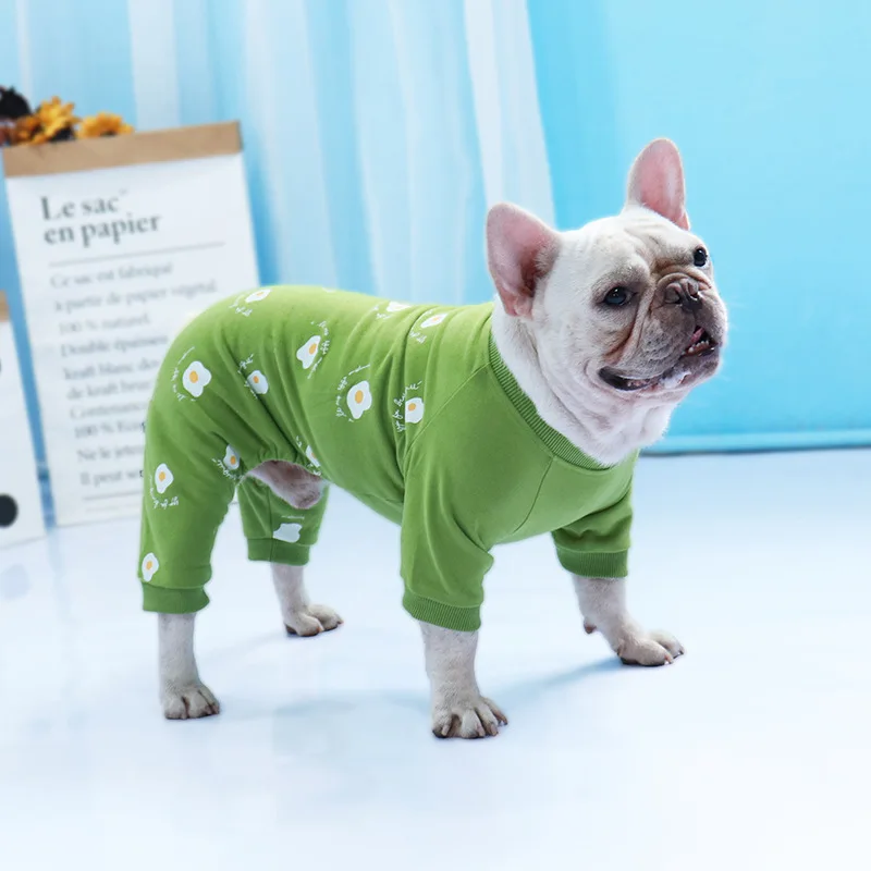 

Хлопковый комбинезон для собак, Пижамный костюм, комбинезоны для собак, одежда для щенков, одежда для собак, Комбинезоны для ванны, Тедди, од...