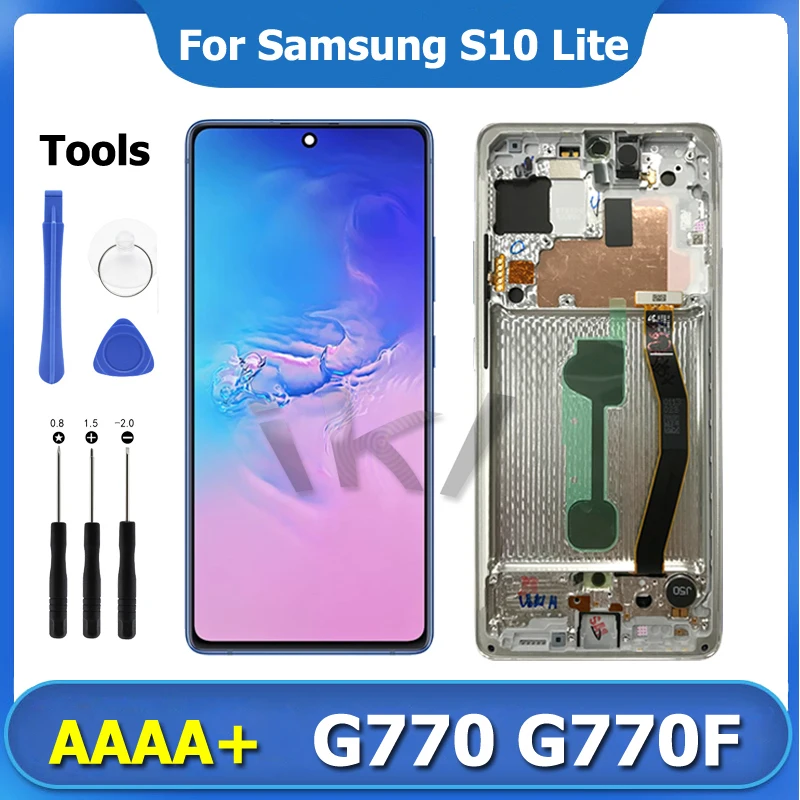 

S10 Lite LCD Display For Samsung Galaxy Tela S10 Lite G770 Pantalla Touch Screen Digitizer Assembly Repair Screen Replacement