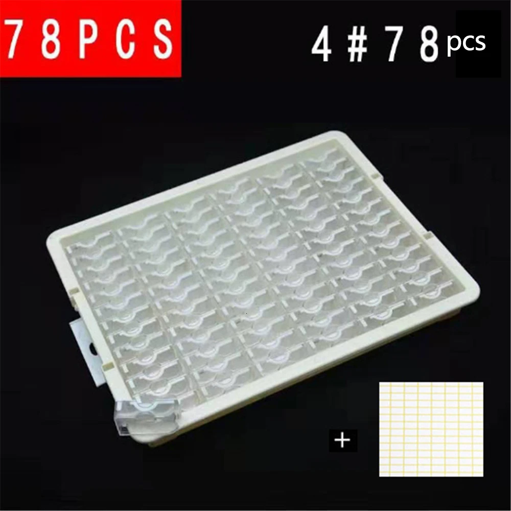 AZQSD-Caja de almacenamiento de accesorios de pintura con diamantes, contenedores transparentes para guardar teselas de mosaico para cuadro o bordado y otros accesorios de joyer&iacute;a-2