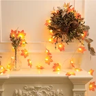 СВЕТОДИОДНАЯ Гирлянда в виде листьев, 10 светодиодов