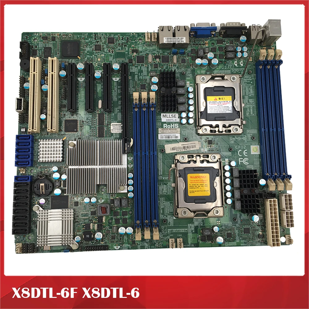 

Workstation Motherboard For Supermicro X8DTL-6F X8DTL-6 LGA1366 X58 Game Hang Up Fully Tested Good Quality