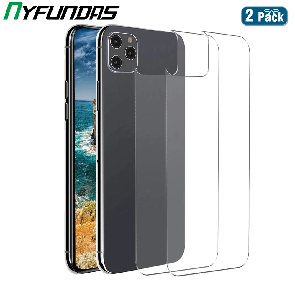 2 шт. 9H HD защитная пленка для задней панели экрана Iphone 11 Pro Max XR XS MAX X Iphone11 закаленное