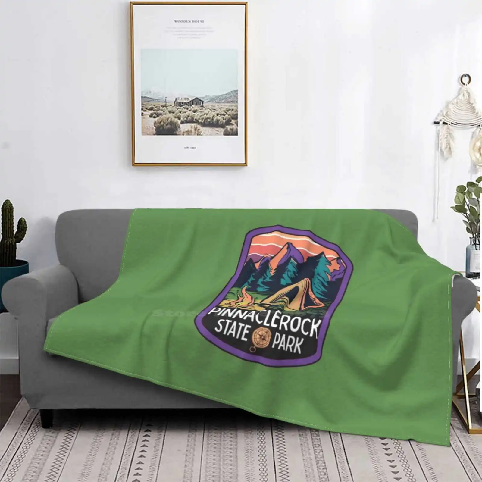 

Rock-manta de franela para acampada, manta cálida de estilo veraniego, a la moda, para el parque, el Estado