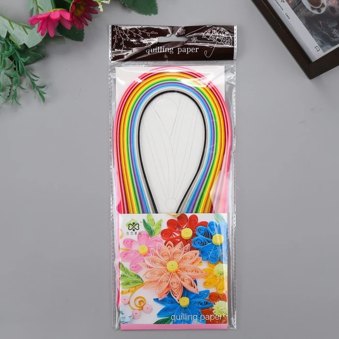 Strips for quilling Colored eg 240 strips width 0.3 cm length 54 26x11x0.5 children Toys girls boys craft supplies Gifts Hobbies Baby Kids Birthday
