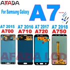 ЖК-экран для Samsung Galaxy A7 2015, 2016, 2017, 2018, A700, A710, A720, A750, ЖК-дисплей, сенсорный экран с дигитайзером, сменный
