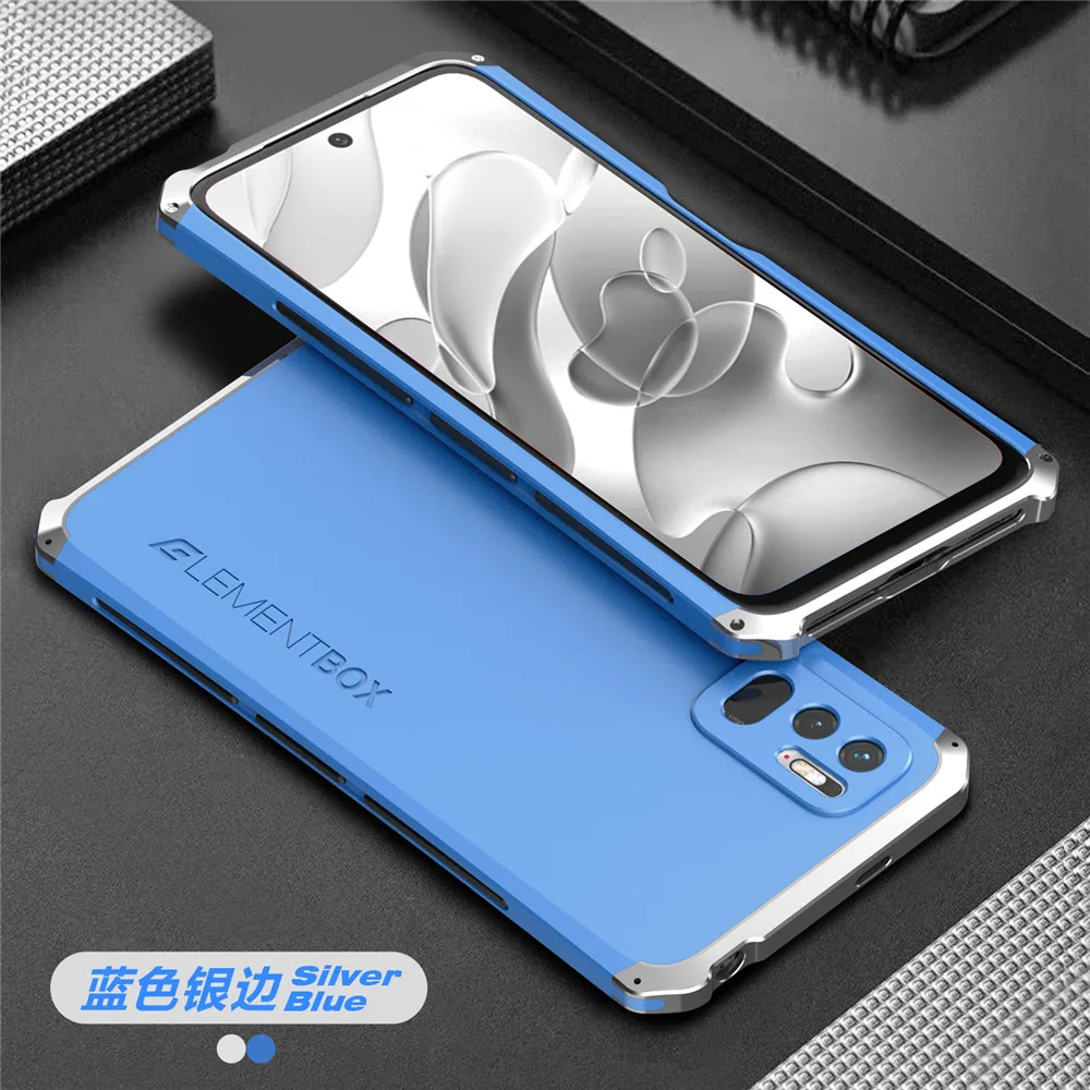 shockproof metal armor case for xiaomi redmi note 8 pro 9t case aluminum frame matte pc cover for redmi note 9t 10 6 7 pro case free global shipping