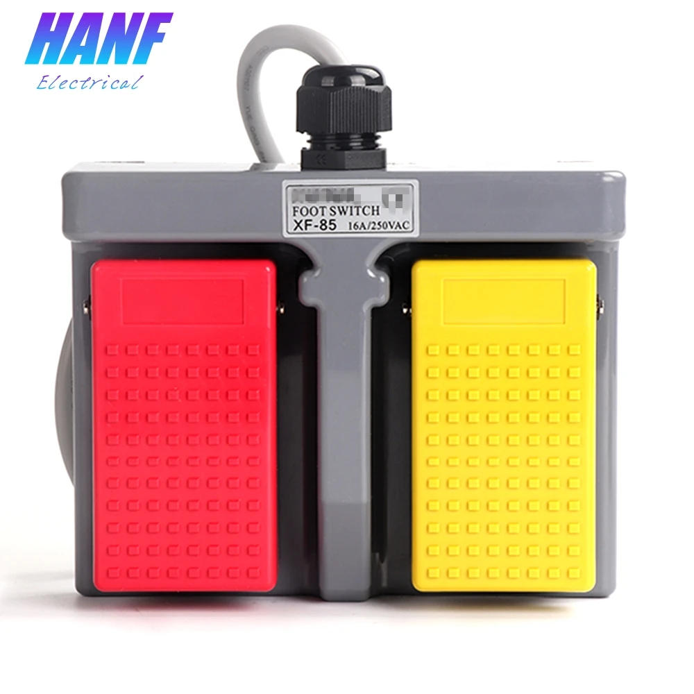 1 шт. пластиковый ножной переключатель бесконечная двойная педаль дуплексный