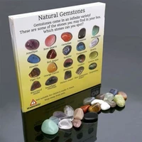 20pcs natural crystal gemstone polished healing chakra stone collection popular stones decoration crafts