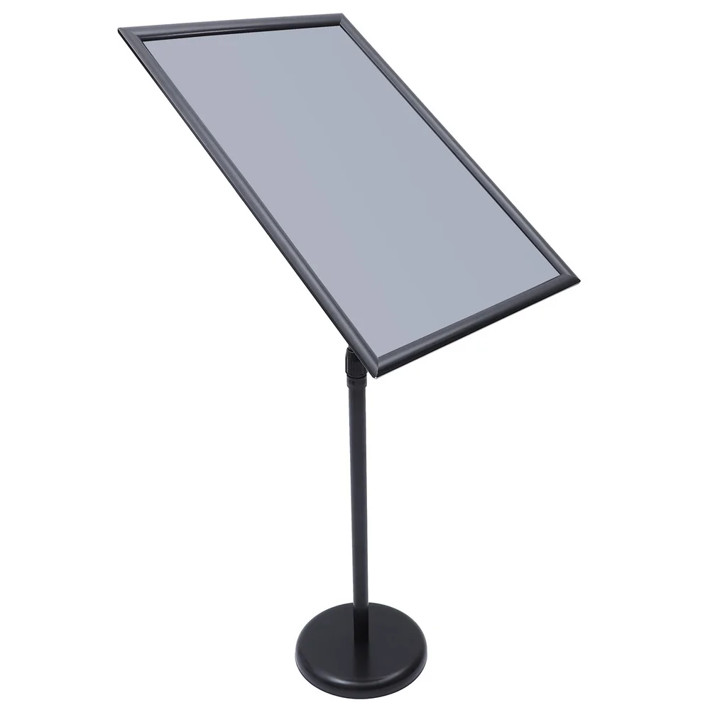 

1 Set Floor Sign Stand Adjustable Sign Holder Advertising Rack Display Rack