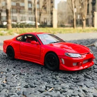 124 nissan silvia s15 alloy sports car model diecast high simulation metal toy vehicles car model collection childrens toy gift