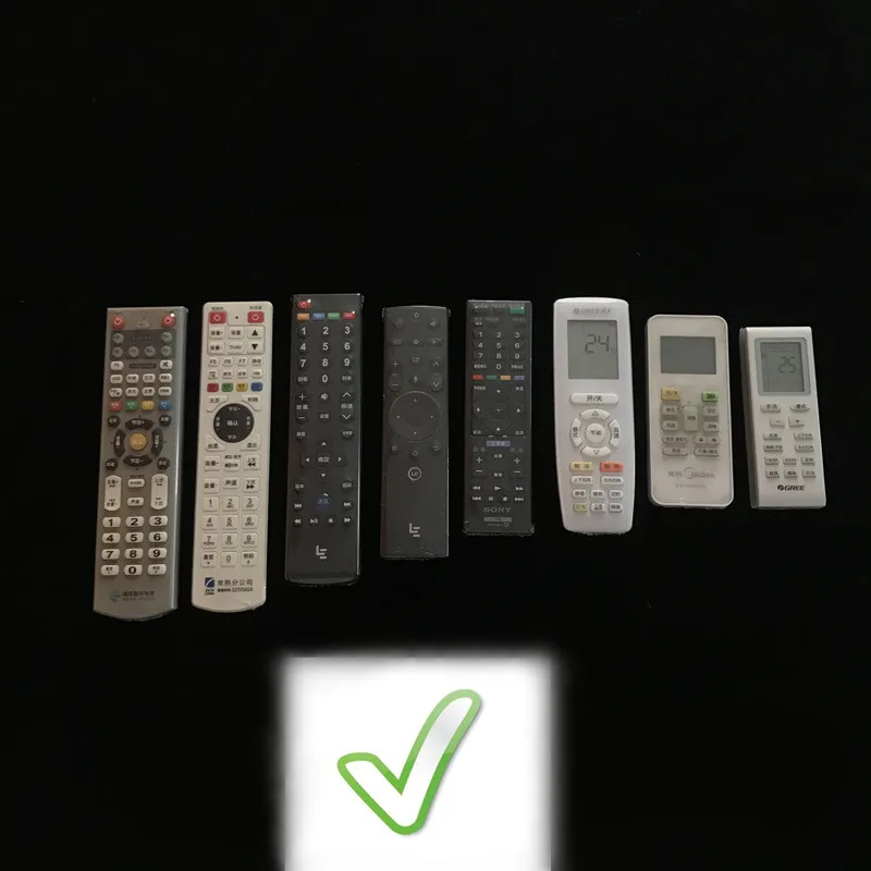 

10pcs High Quality Waterproof TV Remote Control Cover Heat Shrink Film Protector Cover Air Condition Remote Control Protector