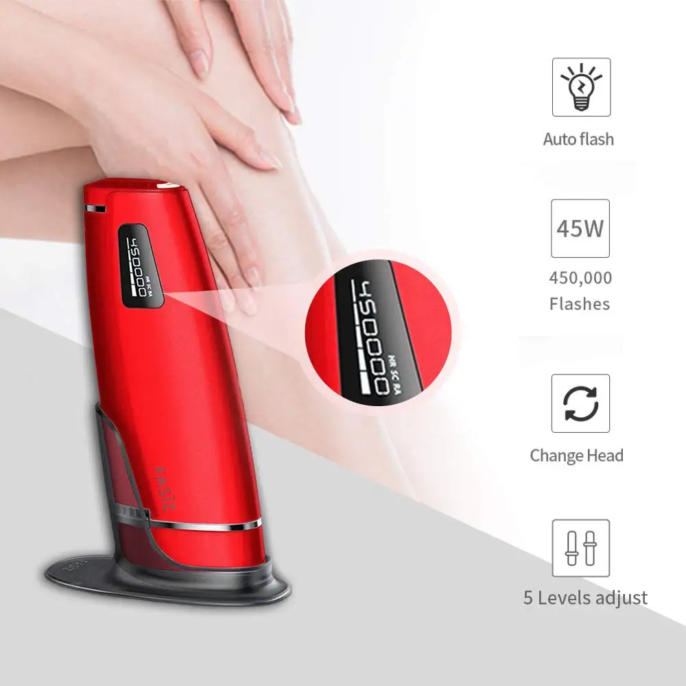 IPL Удаление волос для женщин и мужчин 450000 вспышки домашнего использования