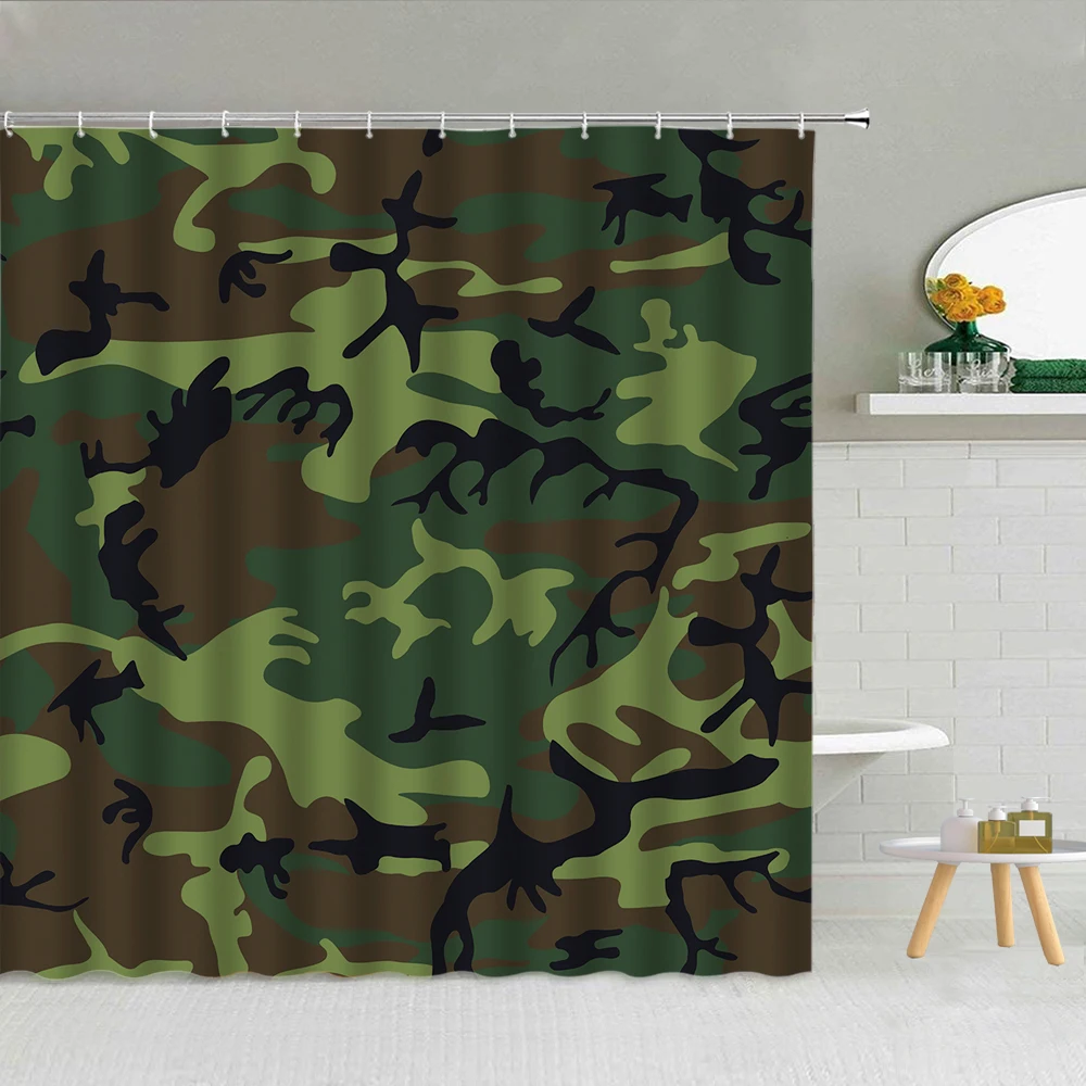 Тропические растения зеленые листья занавеска для душа ананас цветок пальма