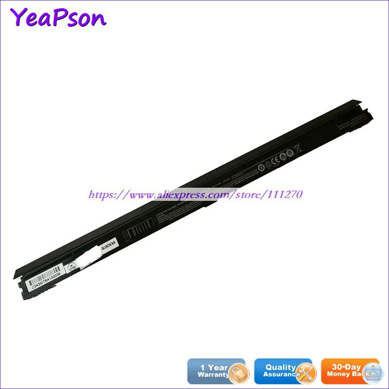 Аккумулятор Yeapson для ноутбука Clevo W970SUW W955TU W955JU W950KU 15 12 в 44 Вт · ч|Аккумуляторы