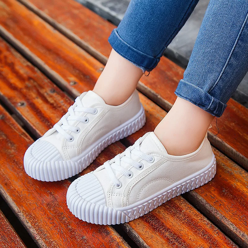 

Детская обувь бисквит, Новинка весна-осень 2022, Детские холщовые кроссовки для мальчиков, Белая обувь, модная повседневная обувь для девочек ...