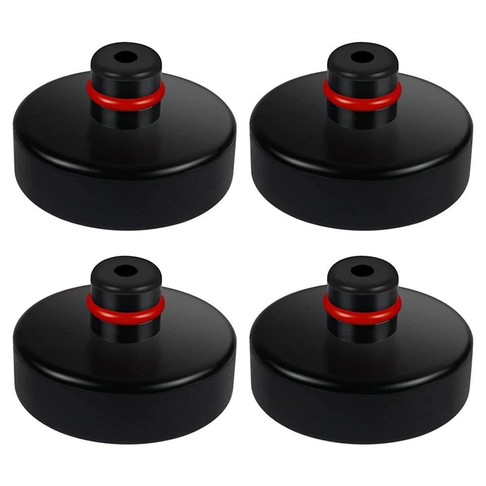 4Pcs Car Rubber Lifting Jack Pad Adapter Tool Chassis Storage Case Suitable For Tesla Model 3 /Y/S / X Car Tire Repair Kit