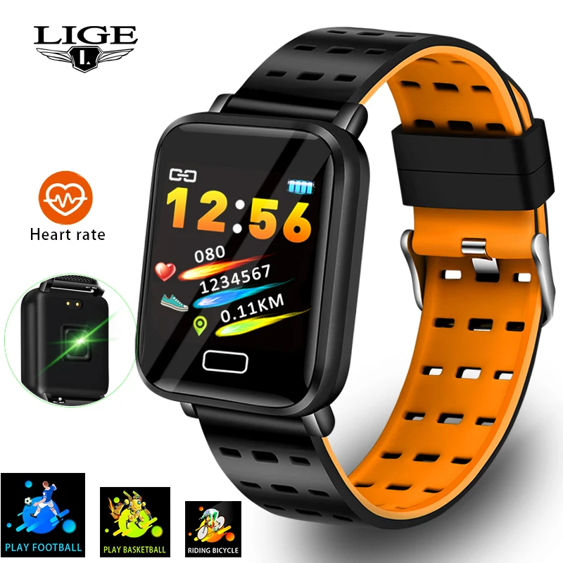 LIGE 2019 новый смарт-браслет для мужчин и женщин фитнес-трекер спортивный режим