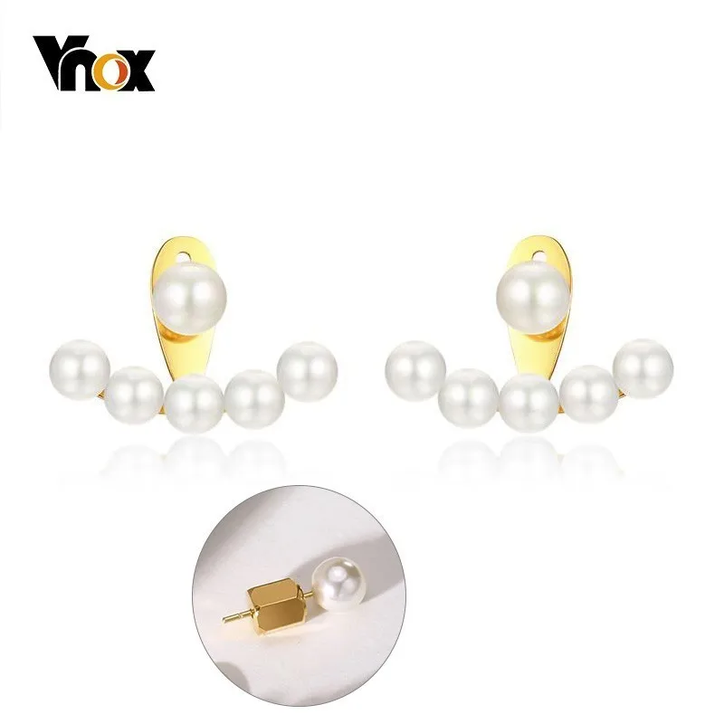 Женские серьги из нержавеющей стали 2 в 1 | Украшения и аксессуары