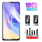 4-в-1 Гидрогелевая мягкая пленка для vivo v21e v 21e v21 e 5G vivi viva v21e защита для задней панели объектива камеры