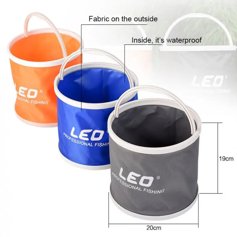 Рыболовные инструменты портативный складной холст ведро рыболовные аксессуары