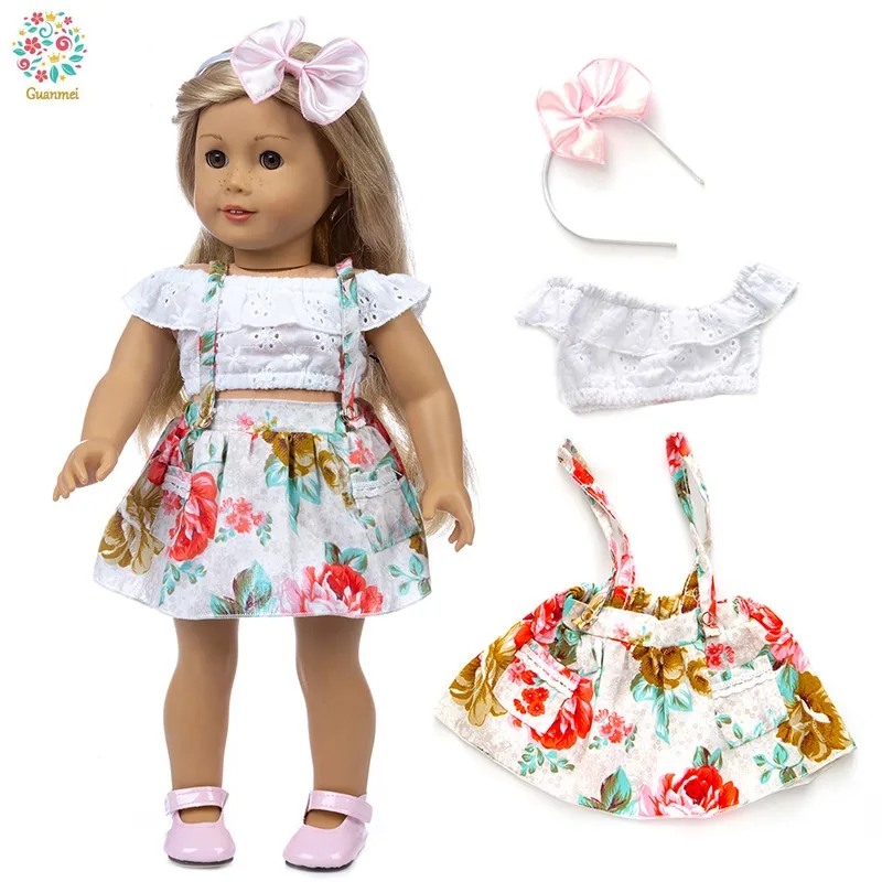 

Fit 18 inch 43cm Doll Clothes Accessories American op Girl Clothes For Baby Birthday Gift