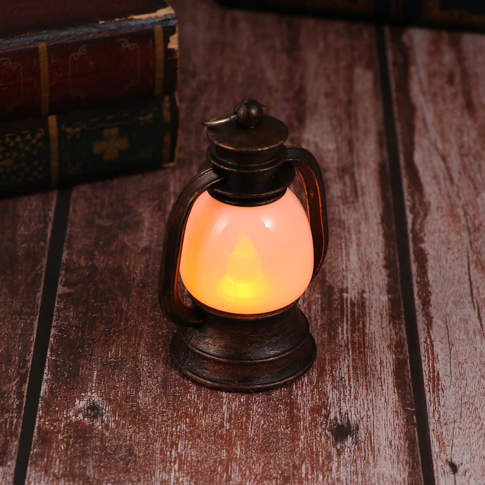 5PCS Retro Small Kerosene Night Lamp LED Vintage Horse Lantern Mini Pony Emergency Tent Light for Christmas Travel Camping | Лампы и