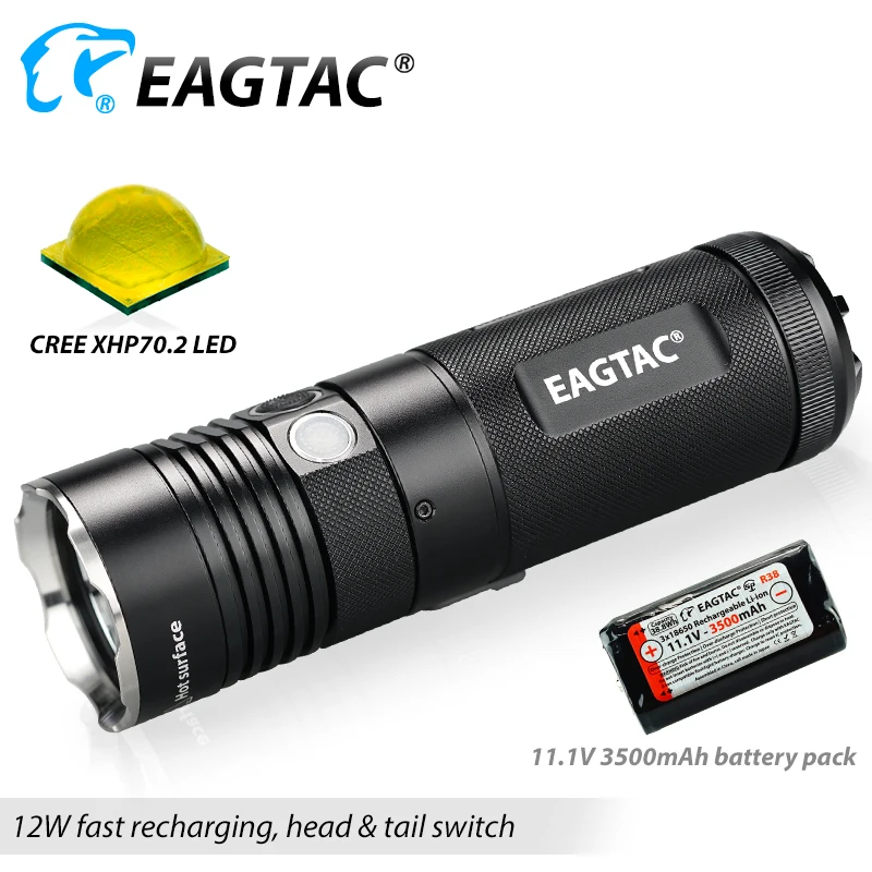 EAGATC SX30L3 R Pro светодиодный фонарик XHP70.2 4850 люмен компактный с пятью выходами Встроенный перезаряжаемый