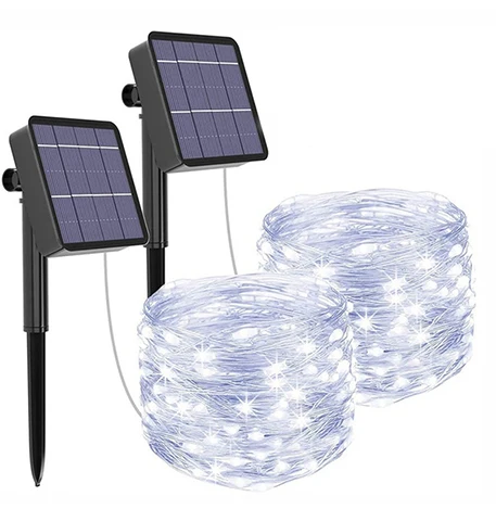 

Led Outdoor Solar String Lights Fairy Holiday Christmas For Christmas, Lawn, Garden, Wedding, Party and Holiday .
